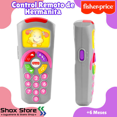 Control Remoto Didactico Interactivo Luz Sonido Fisher Price 1