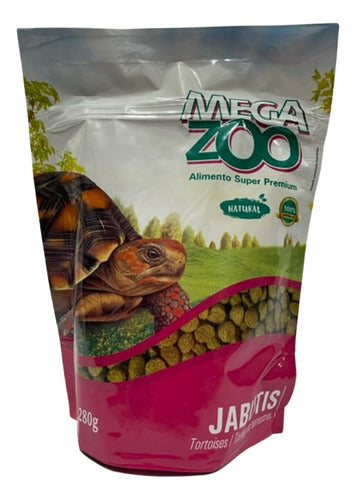 Ração Mega Zoo Super Premium Jabuti Adultos 280g. 0