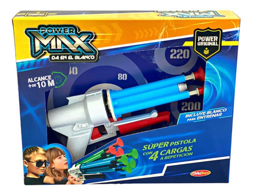 Power Max Toy Bow and Arrow Shooter with 4 Repeating Loads 1