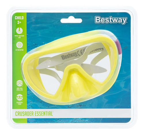 Bestway Hydro Swim Yellow Diving Mask 22057 4