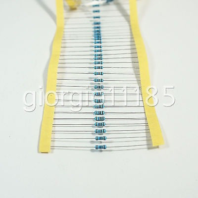 Estados Unidos Stock 200pcs 1 Ohm 1 Ohm 1/4w Resistor De Pel 1