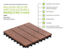 Interlocking WPC Deck Tiles for Outdoor - Better Than PVC per m2 18