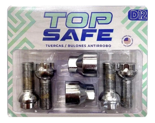 Top Safe Tuercas Antirrobo Seguridad Ruedas - Gol Trend Fox Suran 2