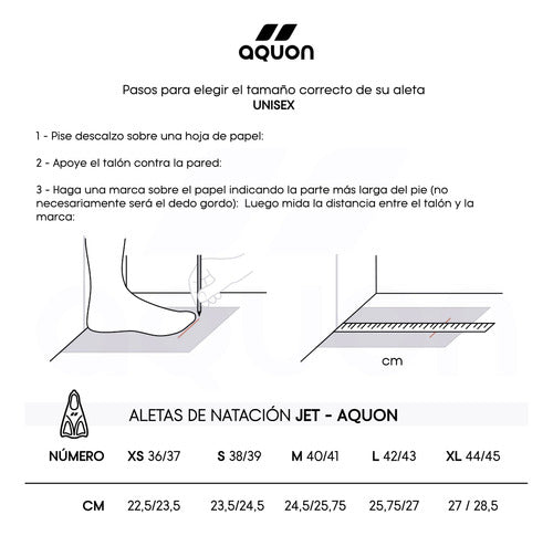 Aletas Jet Swim Fins - Aquon 2