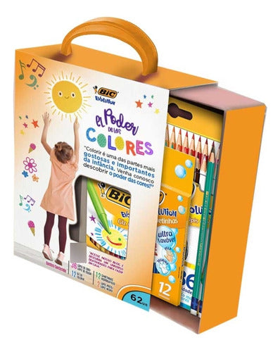 Bic School Kit The Power of Colors 62 Units 0