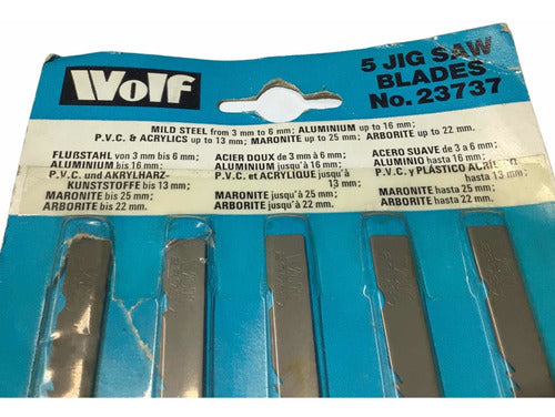 Wolf Set X5 Hojas Sierra De Calar 23737 La Plata 2