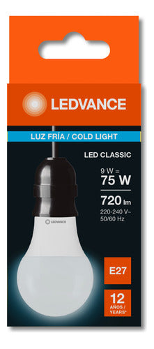 Pack of 4 Led Bulbs Value Classic A 9W Ledvance Osram 9