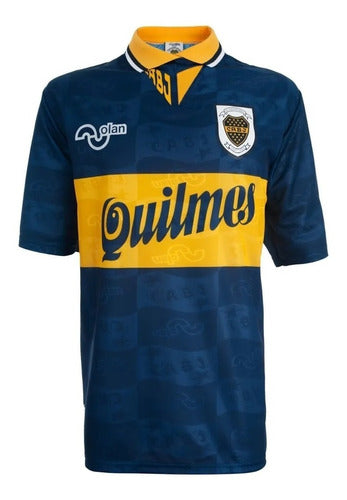 Boca Juniors Home Jersey Olan Quilmes 1995 - Adult 0