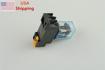 HH52P My2nj-L 12V DC General Purpose Relay 8 Pin Socket 5A 5