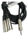 Cable Plug Spica 3.5 A 2 Xlr Macho 3 Metros 1