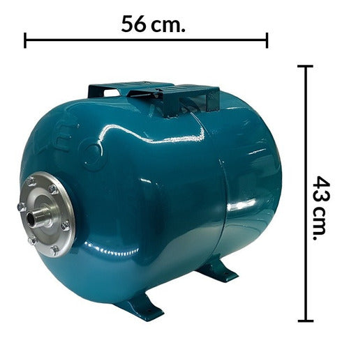 Leo Group 50L Horizontal Hydropneumatic Tank for Pump Leo Group 1