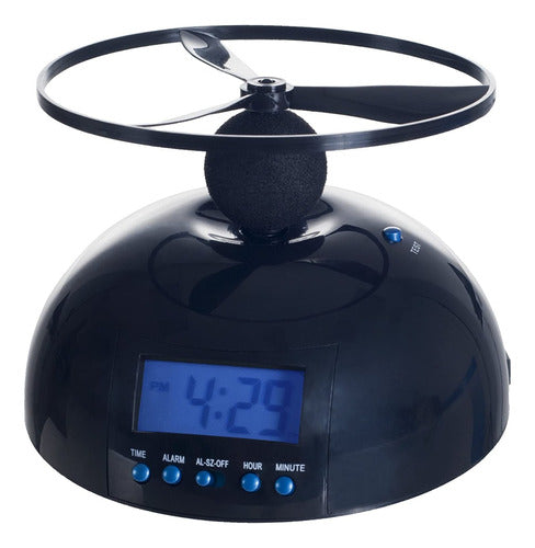 Flying Helicopter Digital Alarm Clock 0