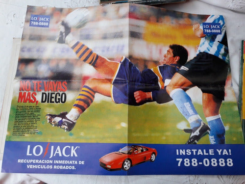 El Grafico Nº 4064 Año 1997 Poster Maradona - River Gana 1