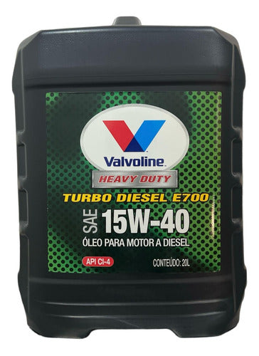 Oleo De Motor Valvoline Turbo Diesel E700 15w40 Ci4 20l 0