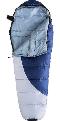 Kamp-Rite Kitimat Mummy Sleeping Bag, Blue / Gray 1