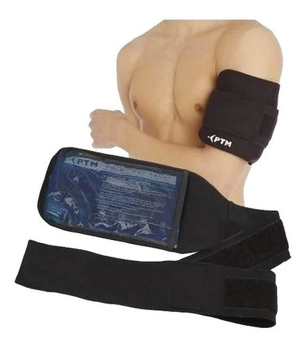 PTM Hot Cold Gel Pack Holder Neoprene Sleeve for Sprains and Injuries 1