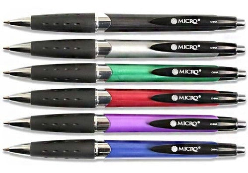 Micro Simball Ziro Ballpoint Pen Pack of 30 Units - Blue or Black 5