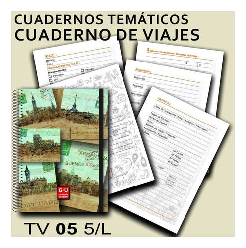 Cuaderno De Viajes A5 Tapa Dura 4