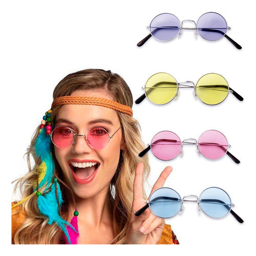 Hippie Lennon Glasses Party Round Sunglasses x20 0