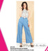 El Cofre De Los Moldes - Digital Palazzo Denim Pattern, Size Pack 3XL to 7XL 0