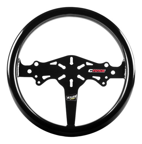 Collino Killer Pro Stock Black Aluminum 330mm Steering Wheel 0