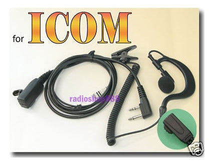 ICOM 4-010SL Oído Bucle Auricular Para IC-V8 IC-F3G IC-F14 1