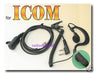 ICOM 4-010SL Oído Bucle Auricular Para IC-V8 IC-F3G IC-F14 1