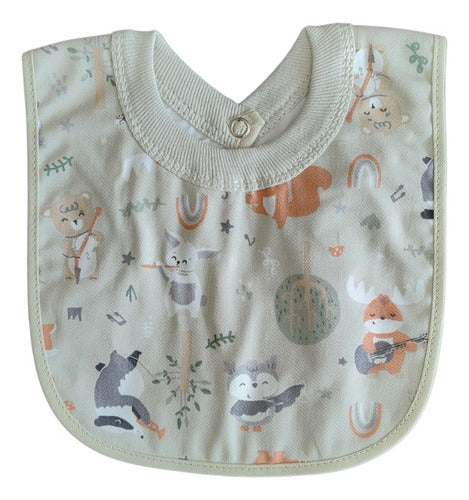 Waterproof Bibs with Cotton Pique Front 3