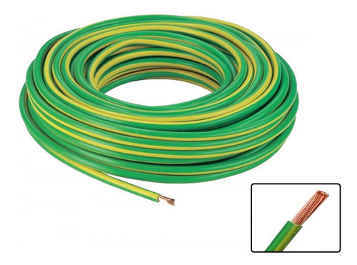 Cable Instalacion 2.00mm Amarillo Rollo 10mts 0