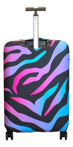 Supercover Fashion Zebra Luggage Cover 1