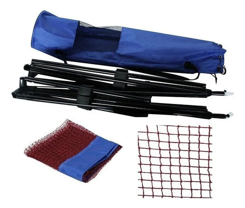 HTS Montevideo Portable Tennis Soccer Net 2 Mt with Carry Bag and Support 7