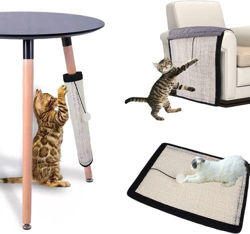 Genérica Cat Scratcher to Protect Armchair or Sofa with Velcro 0