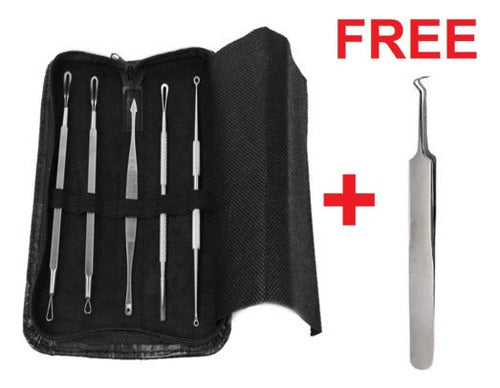 5 X Blackhead Acne Comedones Pimple Defect Extractor Remover Tool Kit 1