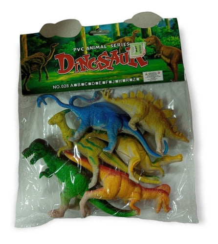 Generic Dinosaur Set De Dinosaurios Plastico Macizo X6 1