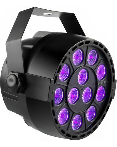 Tacho De Luz Negra 12 Led Fluo Neon Fiestas Onfire Store 0