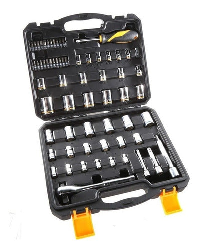 Tolsen Set Kit Juego Bocallaves 65 Piezas 1/4 1/2 3/8 15395 0