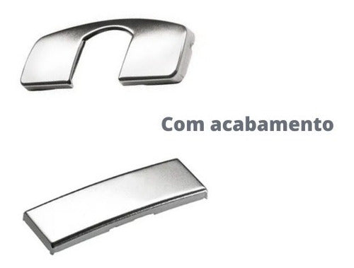 10 Dobradiça Reta35 Click Amortecedor Acabamento Calço Duplo 1