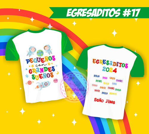 Diseños Plantillas Egresaditos 2024 Egresados Remeras #17 1