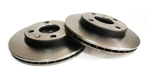 InterParts Kit (2) Discos Ford Fiesta 1999-2001 1.6 Delantero 0