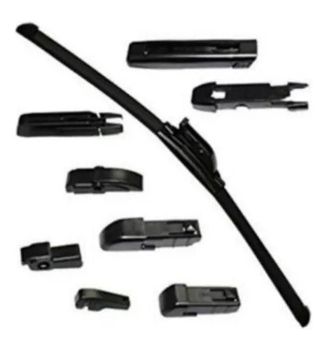 Ektion Universal Multifunctional Curved Rubber Wiper Blade 21 Auto 0