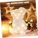 Teddy Bear Infant LED Night Light Vintage Design Bedside Lamp 8