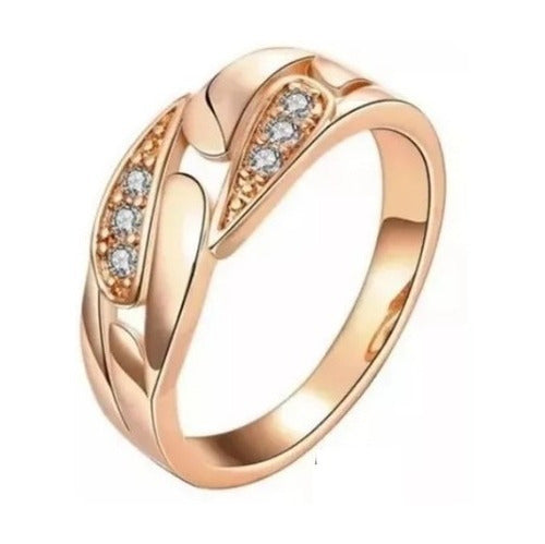 Anillo - 18 Mm - Enchapado En Oro 0