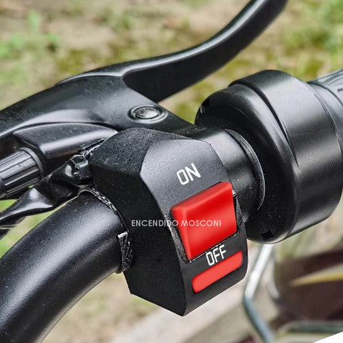 Ficha Tecla Boton Switch Interruptor On/off Para Faros Moto 2