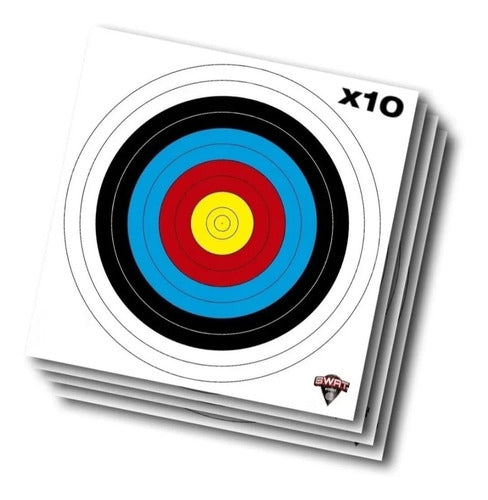 Swat Fita Archery Target 40 x 40 cm Full Color Pack of 10 Units 1
