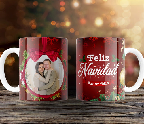 Christmas Mug Templates Designs With Photo Sublimation Pack #TN12 4