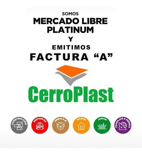 Cerroplast Rafia Para Cerco De Obra De 1.50 X 10 Mts 5