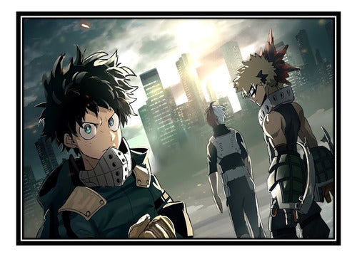 Marmath Digital Designs Boku No Hero Academia V4 Digital Art Frame 0