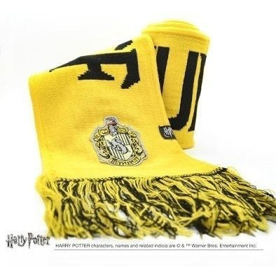 Harry Potter Hufflepuff Written Scarf - Official License 0