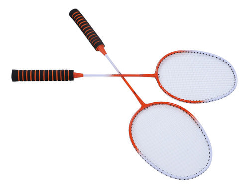 Conjunto De Petecas De Raquete De Badminton Vermelho Profess 5