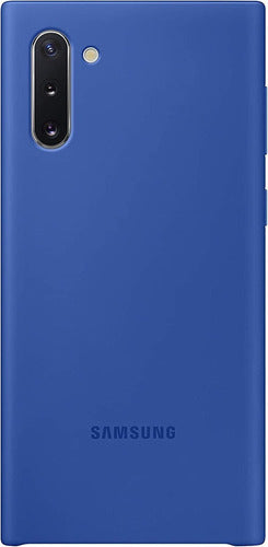 Funda Para Samsung Galaxy Note10 Silicona Azul 0